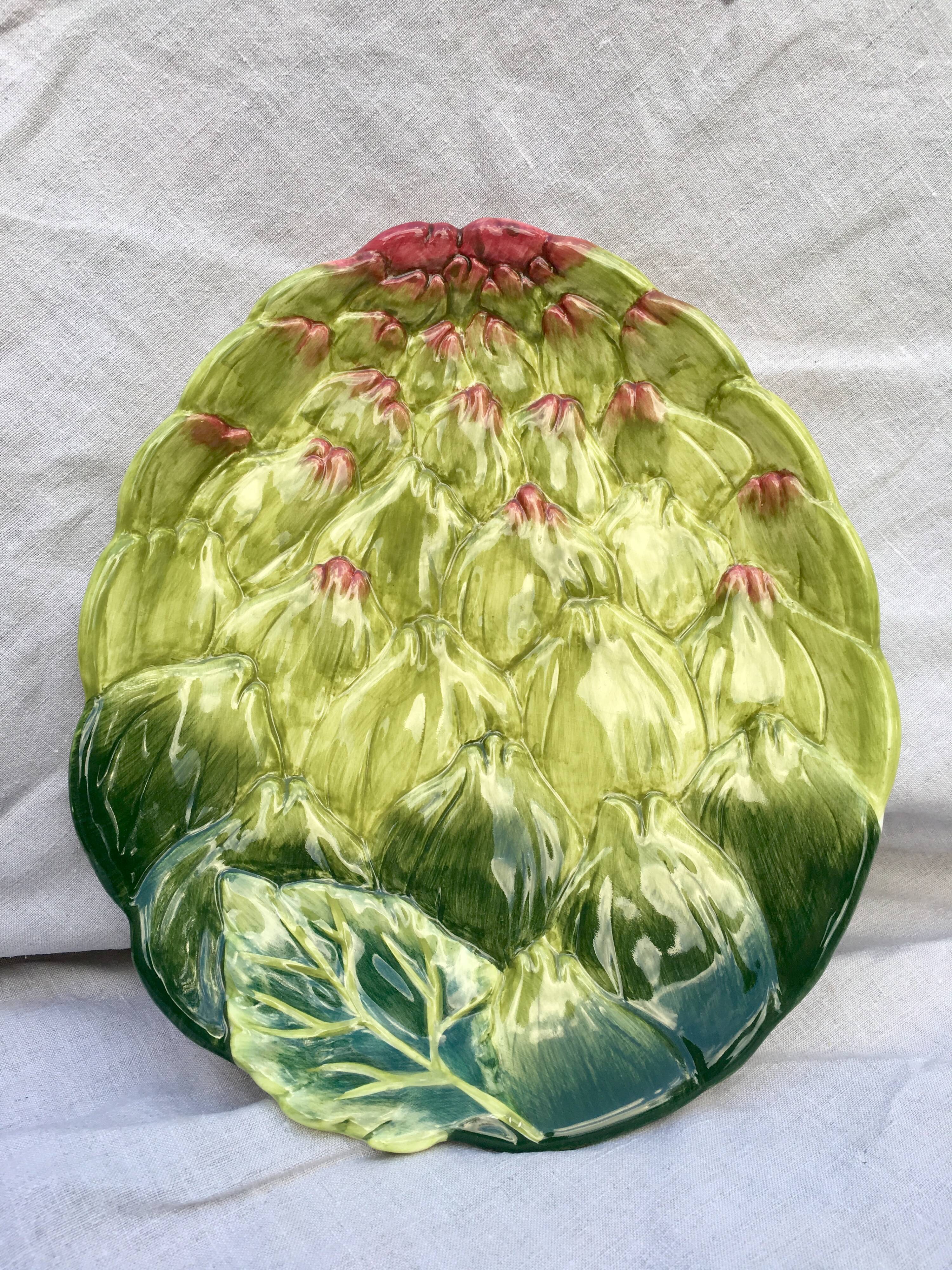 5 plates "artichoke"