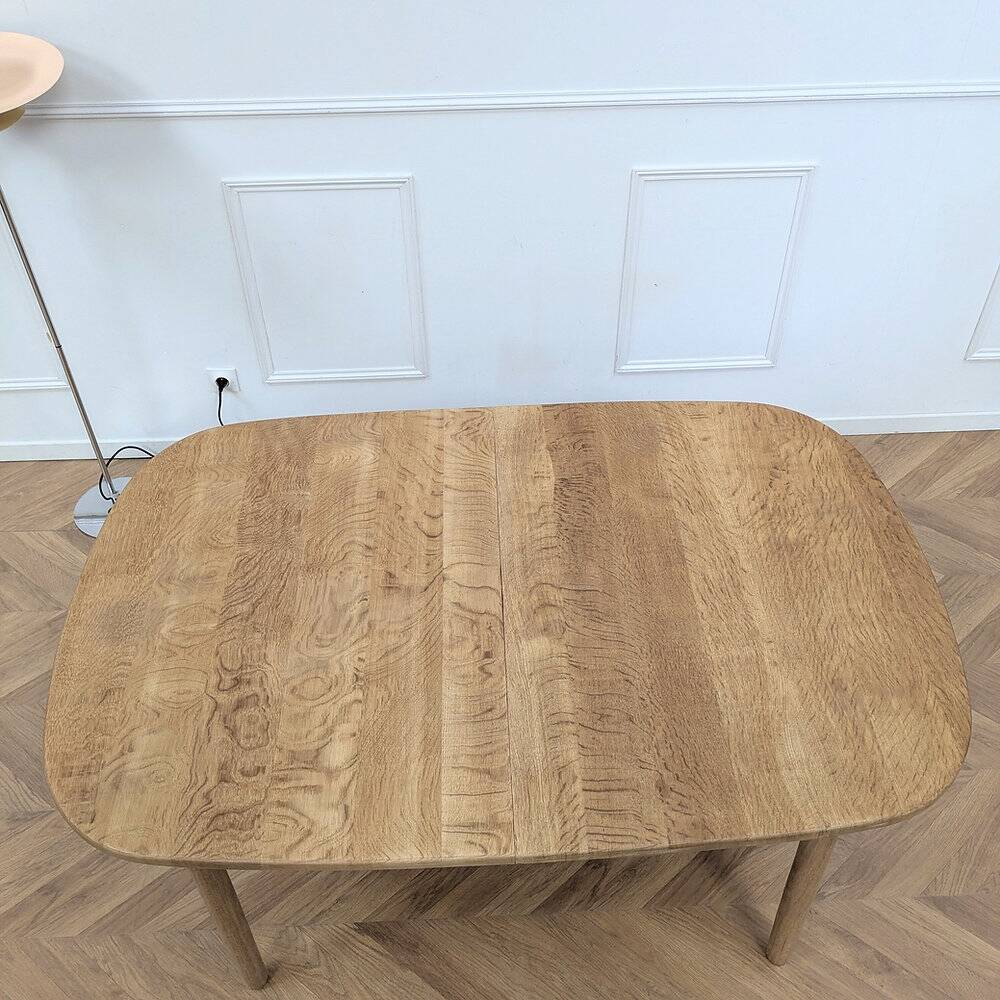 Vintage oak oval table