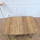 Vintage oak oval table