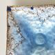 Light blue enamel catch-all tray