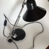Adjustable black metal Aluminor desk lamp