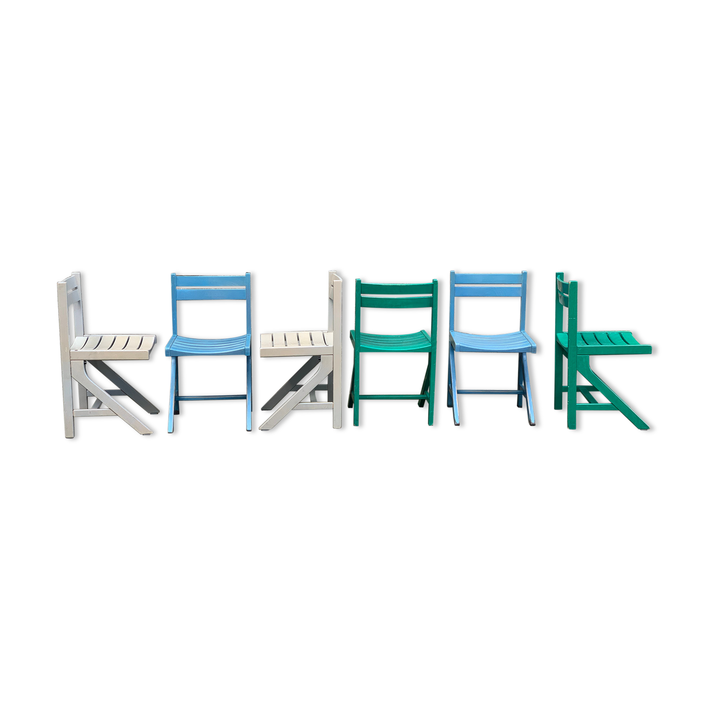 Set of 6 baumann community chairs