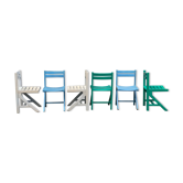 Set de 6 chaises baumann de communauté