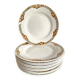 Céranord St Amand dinner plates from the 40s and 50s
