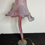 Marchand Paris glass paste lamp, Art Nouveau