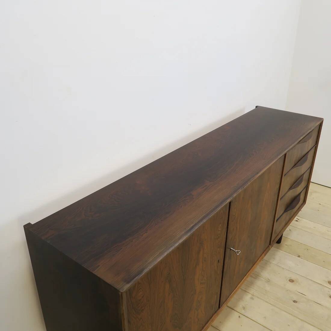 Rosewood sideboard by Erling Torvits for Klim Møbelfabrik, Denmark 1960.