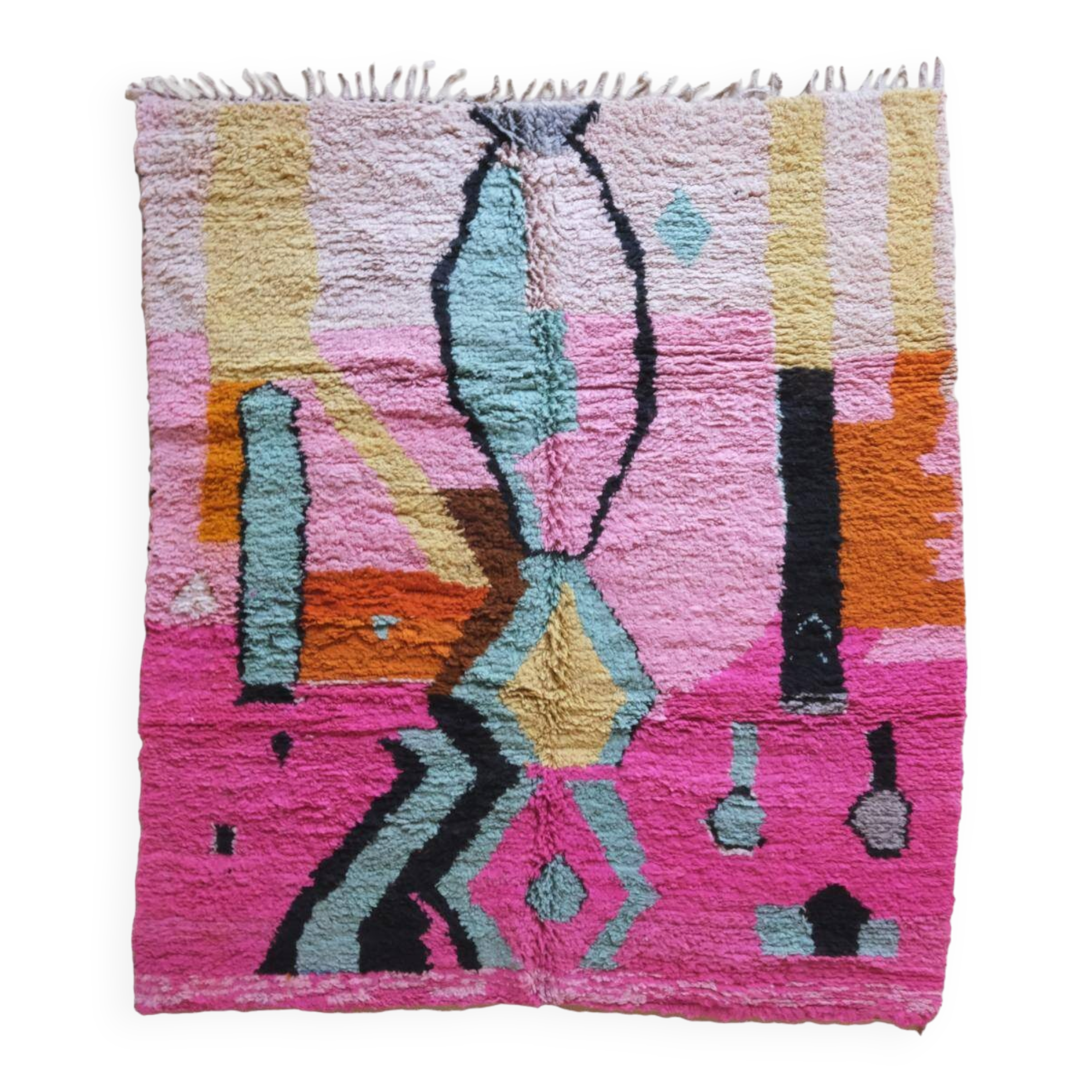 Colourful Berber Rug - 287 x 246 cm