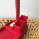 Red desk lamp with pencil holder 80/90'
