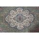 1970s Vintage Persian Handmade Wool Cotton Pink Area Rug 282x385