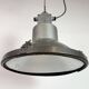 Industrial Grey Hammer Paint Pendant Lamp from Elektrosvit, 1960s