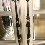 Double separation doors with transom and beveled glass 20th century