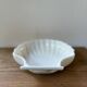 Vintage ceramic shell-shaped dish