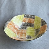 Salad bowl with sarreguemines cups