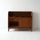Vintage Scandinavian oak secretaire by Nybro Möbelfabrik