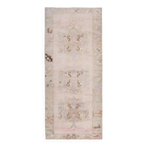 Vintage Turkish hallway rug 156x372 cm