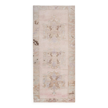 Vintage Turkish hallway rug 156x372 cm