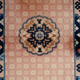 Antique 1930s Chinese Art Deco rug 64cm x 123cm - 1C1261