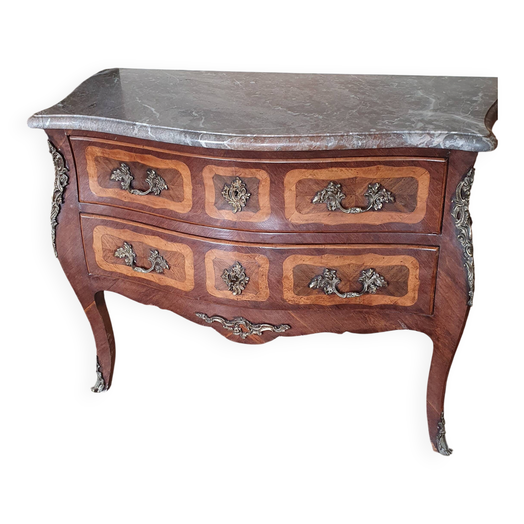 Commode sauteuse style Louis XV, époque XIXème
