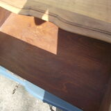 Louis XV-style chest of drawers  in solid cherry.