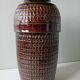 Large floor vase Jasba West Germany 42 cm – Fat Lava brown 1960s