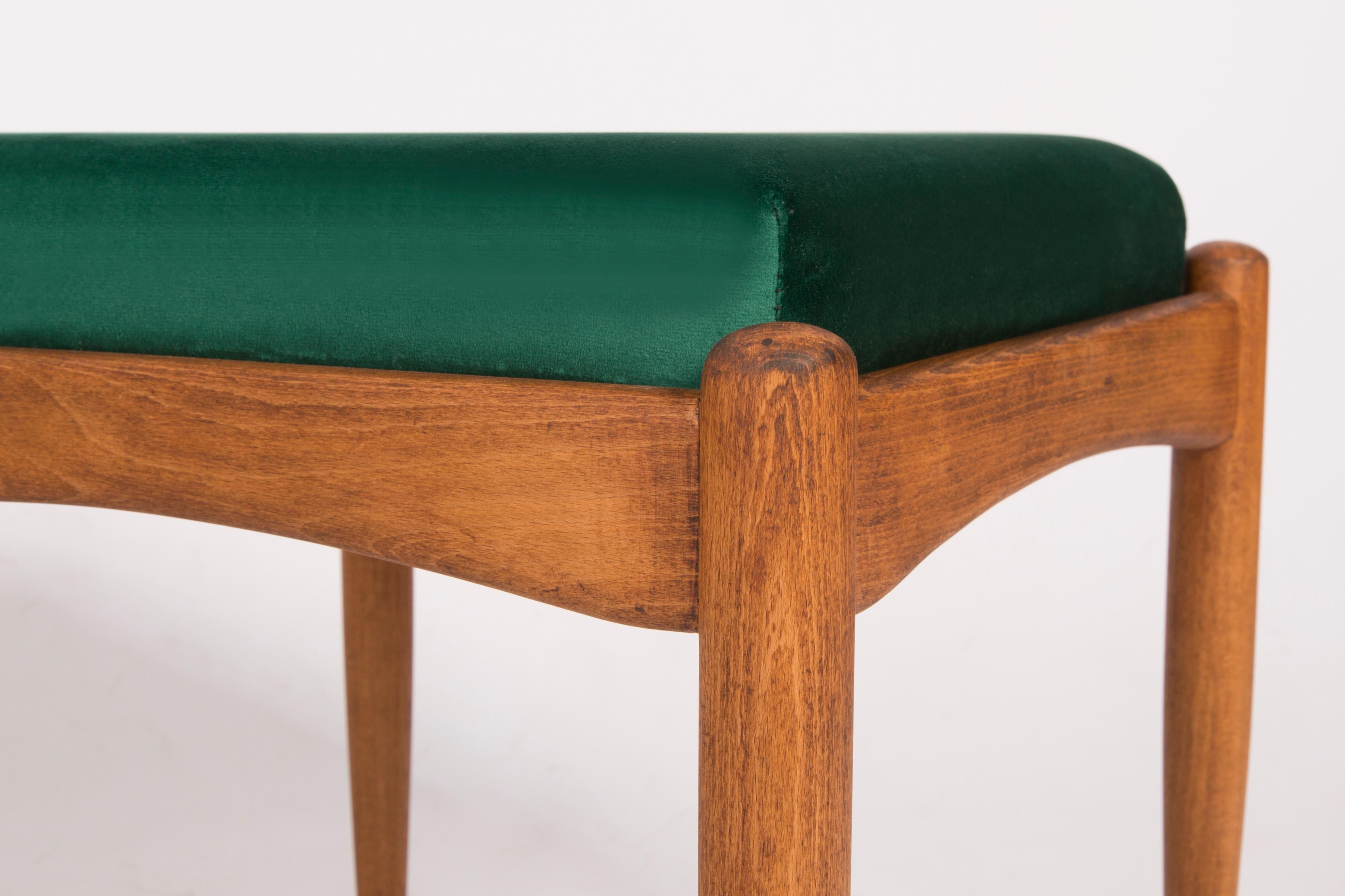 Ensemble de deux tabourets verts du 20ème siècle, années 1960