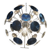 Petit lustre spoutnik en laiton nénuphar