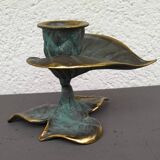 Bougeoir vintage en laiton