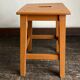 Farm stool folk art original barn painting