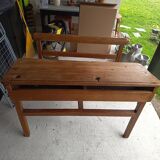 School desk for 2 with bench