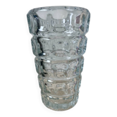 Vase en verre moulé, 1960