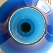 Scandinavian lamp Hans-Agne Jakobsson blue glass 60s