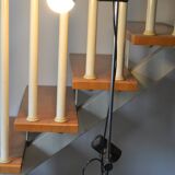 Floor lamp 2 adjustable spots 70s Hustadt-Leuchten