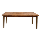 Table de ferme vintage en peuplier
