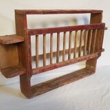 Old wall shelf - Burmese teak racker