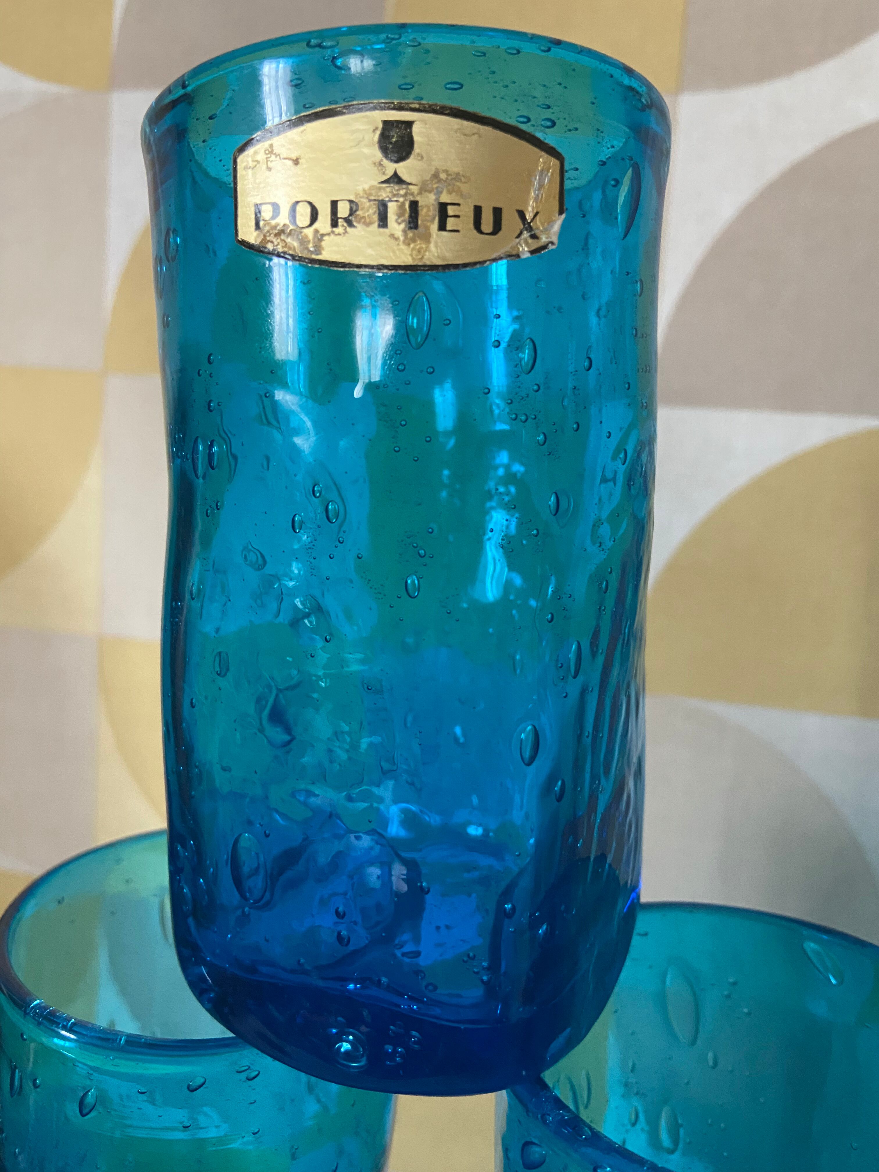 Set of 6 portative glasses