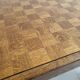 Table basse vintage en marqueterie 1960