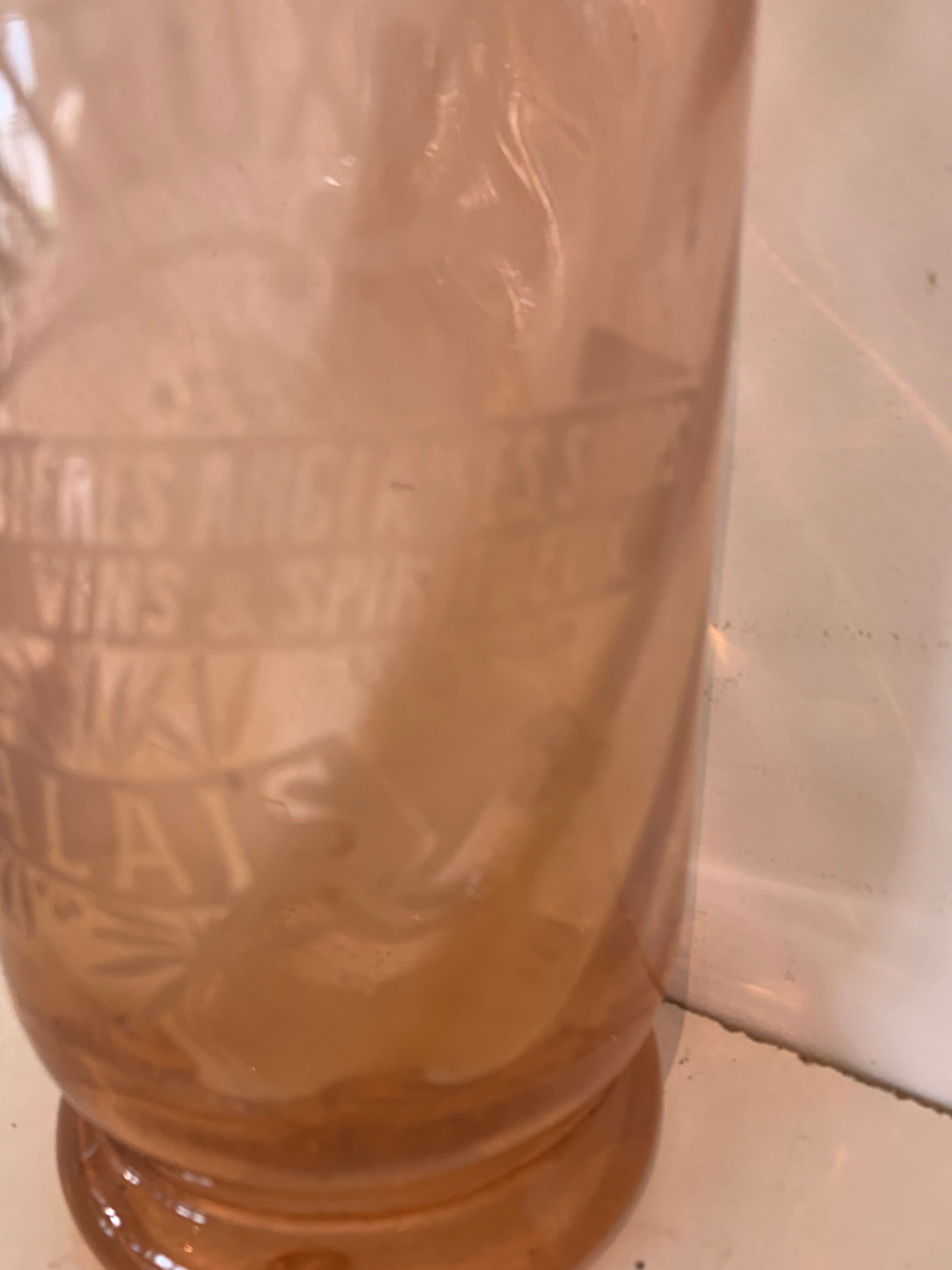 Water siphon bottle from Seltz maison pontieux in calais 20th century