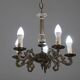 Fascinating Vintage Brass chandelier, 1960s