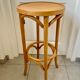 Tabouret bar haut bois courbé