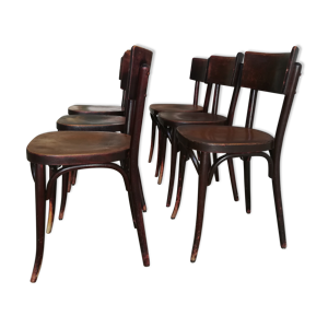 6 chaises bistrot baumann
