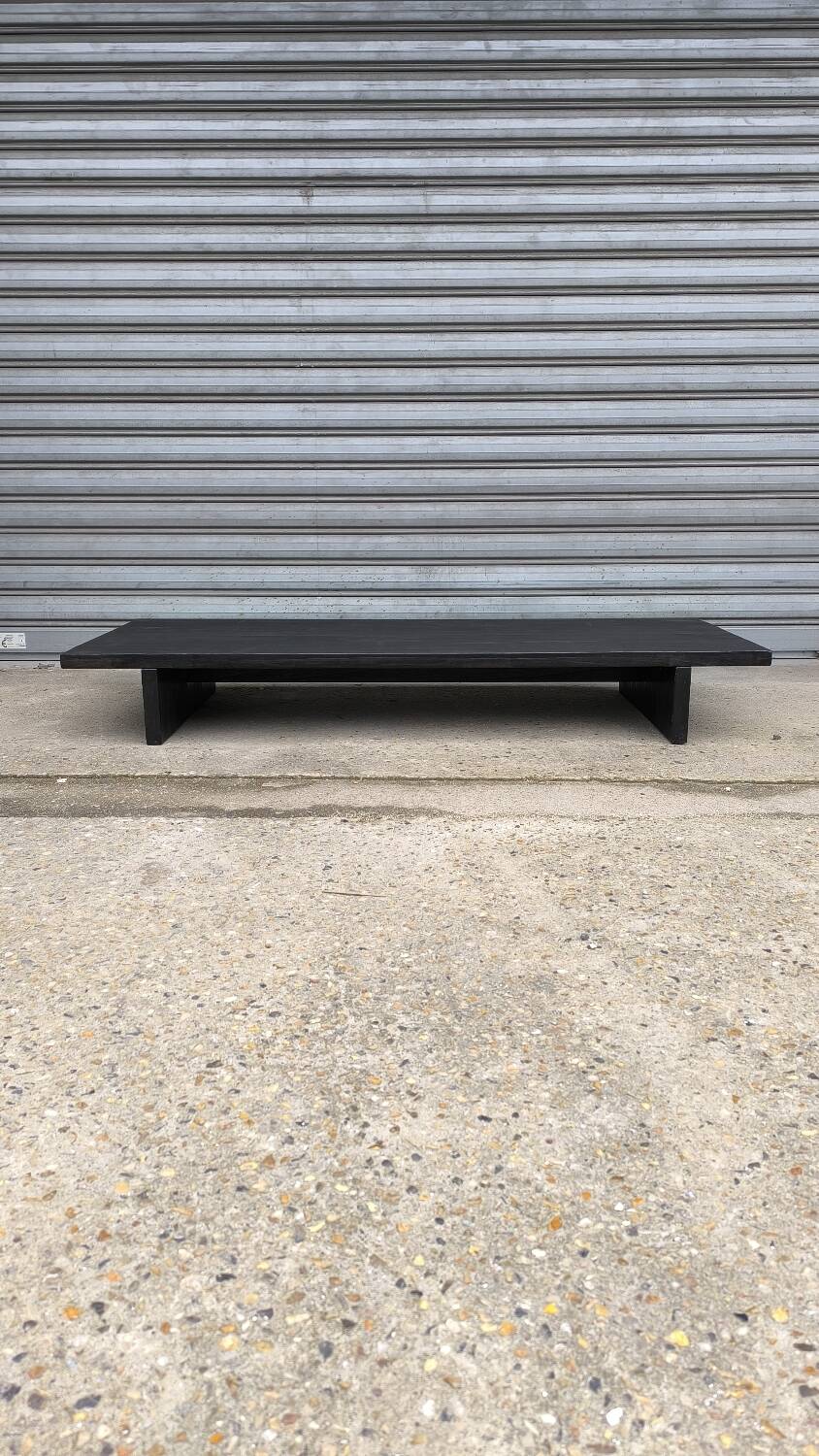 Minimalist Japandi bench, Netherlands, 1970