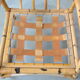 Bamboo armchair rattan buckle 1970