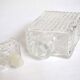 Rectangular whiskey decanter