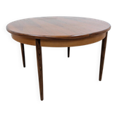 Table ronde G Plan teck scandinave extensible