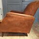 Paire de fauteuils cuir