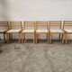 Set of 6 Swedish chairs 1970