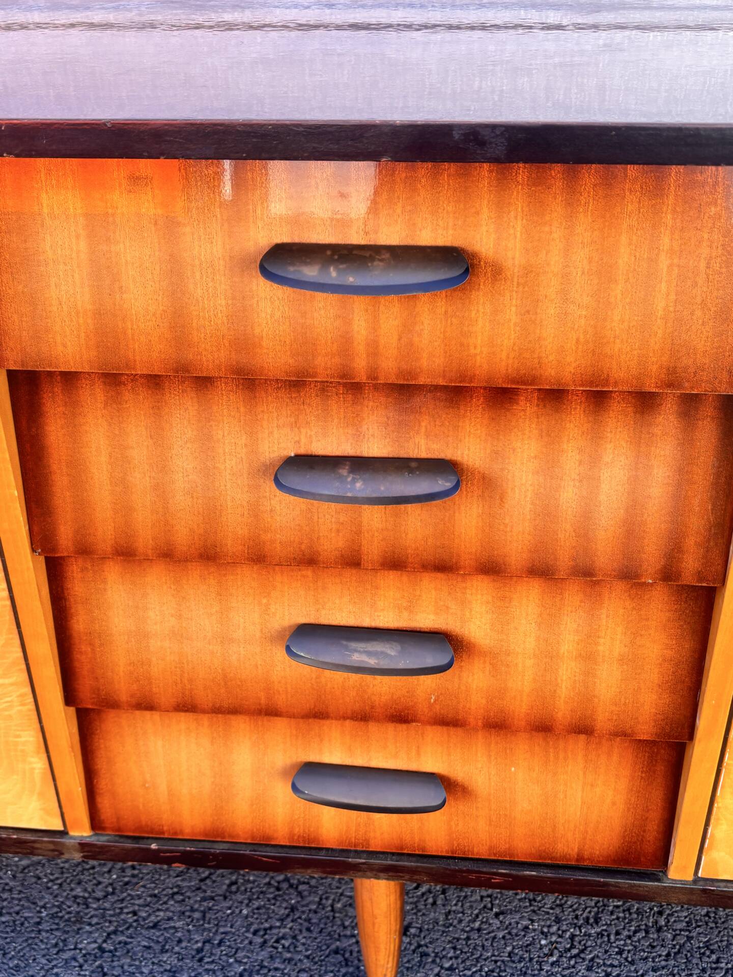 Vintage Scandinavian wooden sideboard – 1960s/70s