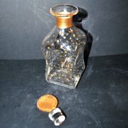 Baccarat liqueur carafe napoléon iii gold crystal star constellation