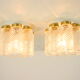 Pair of Midcentury Ceiling Lamps,Napako, 1970s