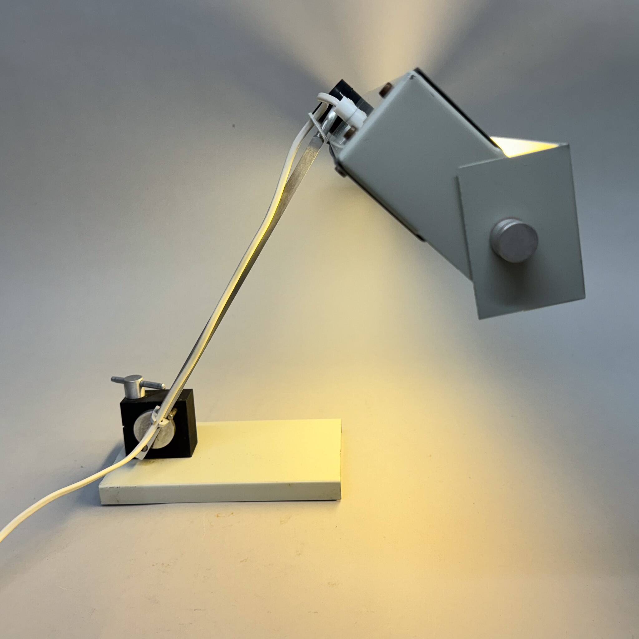 Space Age Metal Desk Lamp by Klaus Musinowski for VEB Dresden, Germany